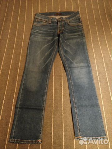 Джинсы Nudie Jeans Grim Tim Dark Used Denim