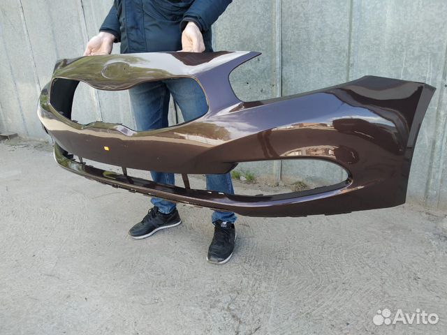 Кия Сид бампер передний Matrix Brown J5 бронза