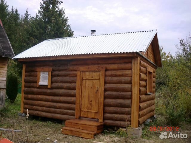 Сруб из бревна 5х3 м, баня, дом. Ручная рубка