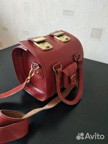 Сумка винтажная кожаная Сумка винтажная кожаная