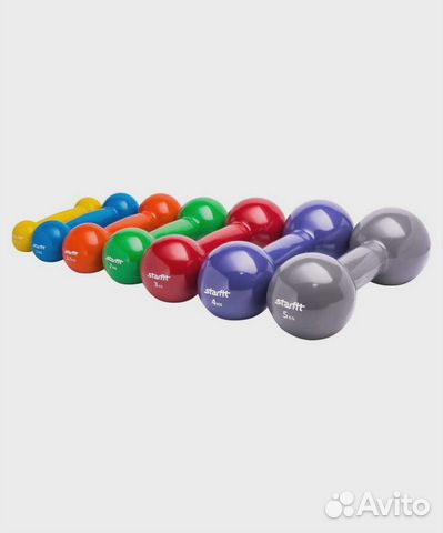 Гантель виниловая starfit DB-102 3кг