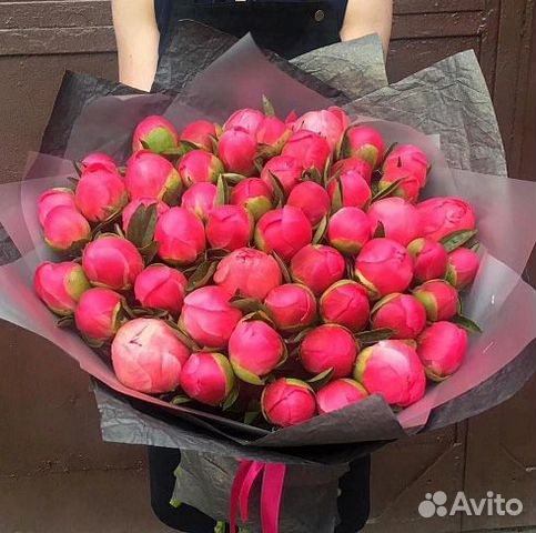Пионы доставка 11 15 19 25 101 пион букеты Цветы
