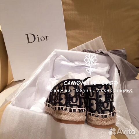 Эспадрильи Christian Dior (36-41) Luxe Эспадрильи Christian Dior (36-41) Luxe
