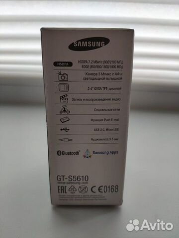 Телефон SAMSUNG GT-S 5610 Телефон SAMSUNG GT-S 5610