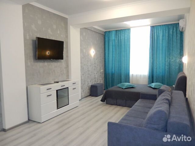

Квартира-студия, 45 м², 2 кровати