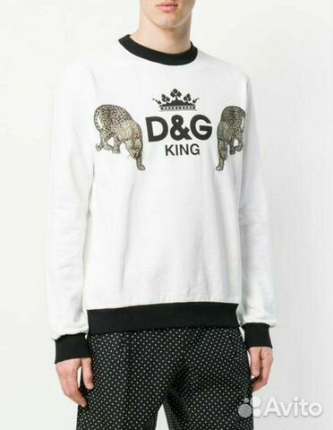 Свитшот толстовка Dolce & Gabbana king Купон