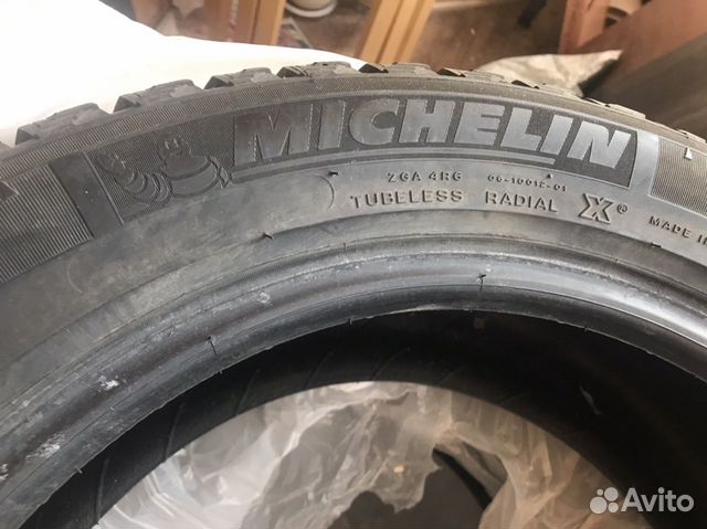 Б/у шины Michelin. 205/55 r16 зима