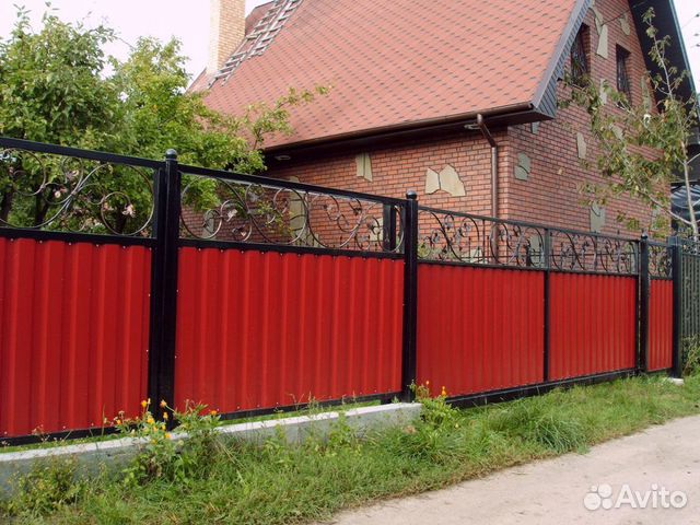 Забор из профнастила