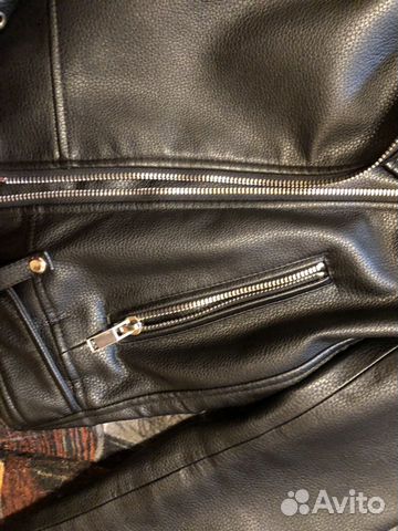 Кожаная куртка косуха Zara