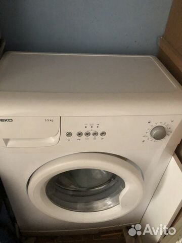 Рабочая б/у узкая стиральная машина beko Рабочая б/у узкая стиральная машина beko