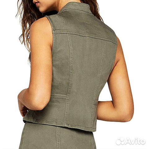 Костюм (топ и юбка) в стиле сафари Bcbg М