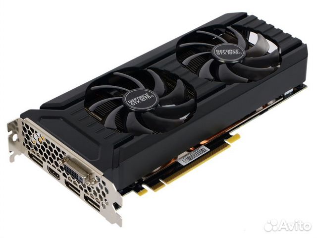 Видеокарта Palit GeForce GTX 1070 Ti Dual