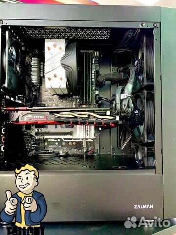 Игровой компьютер GTX 1080/ Ryzen 5 2600/16Гб/SSD Игровой компьютер GTX 1080/ Ryzen 5 2600/16Гб/SSD