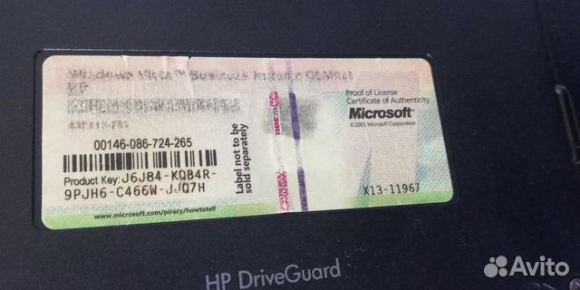Ноктбук HP Compaq 6720S