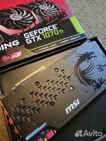 Видеокарта Gtx1070ti Msi Gaming