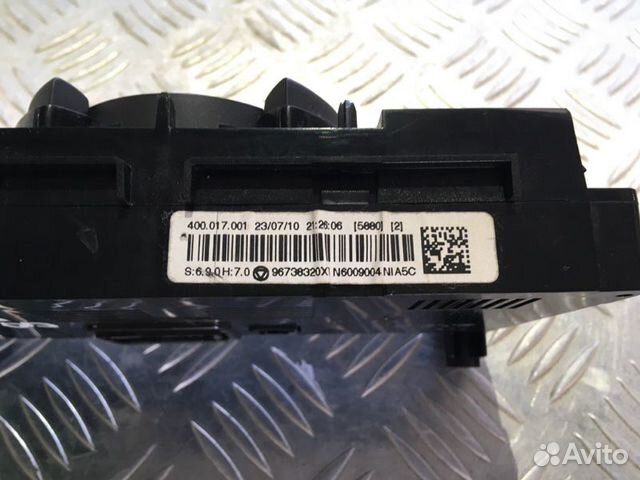 Блок управления климат-контролем Peugeot 3008 1