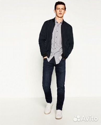 Бомбер куртка замшевая zara men