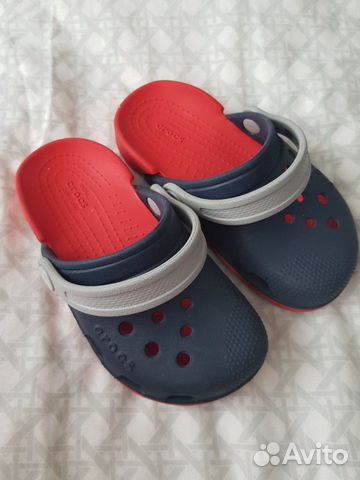 Сабо Crocs c10 темно-синие