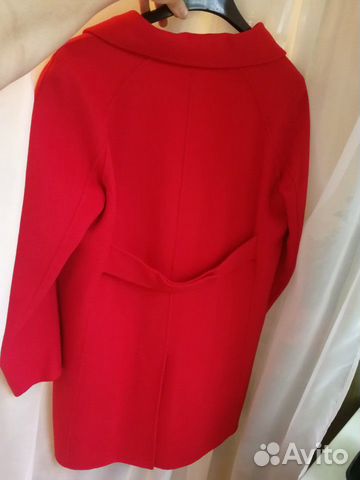 Пальто Max mara идеальный красный