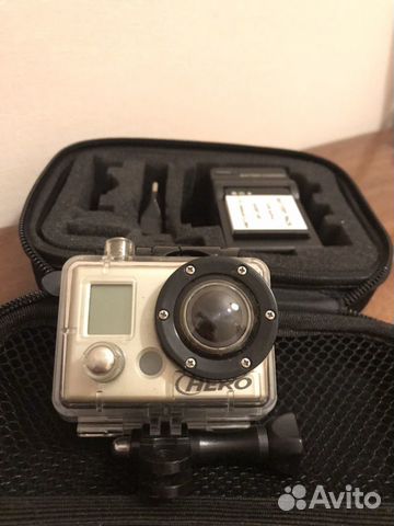 Экшн камера go pro hero + 2 аккумулятора Экшн камера go pro hero + 2 аккумулятора