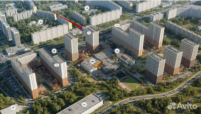 1-к квартира, 35.9 м², 20/25 эт. 1-к квартира, 35.9 м², 20/25 эт.