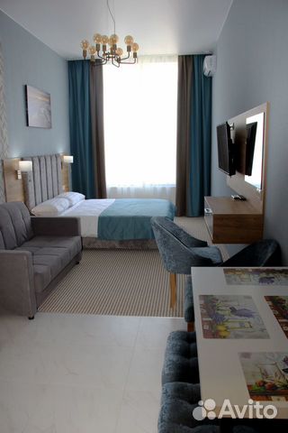 

Квартира-студия, 26 м², 2 кровати