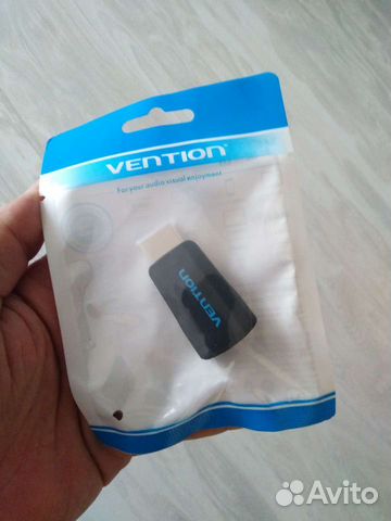 Переходник Vention с аудио выходом