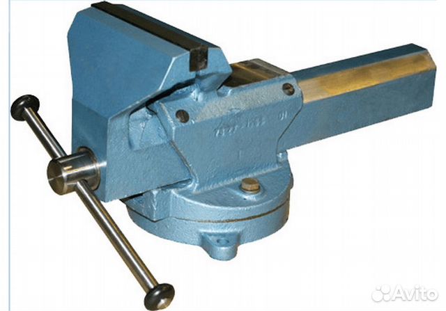 Тиски тсм-200 поворотные слесарные 200мм