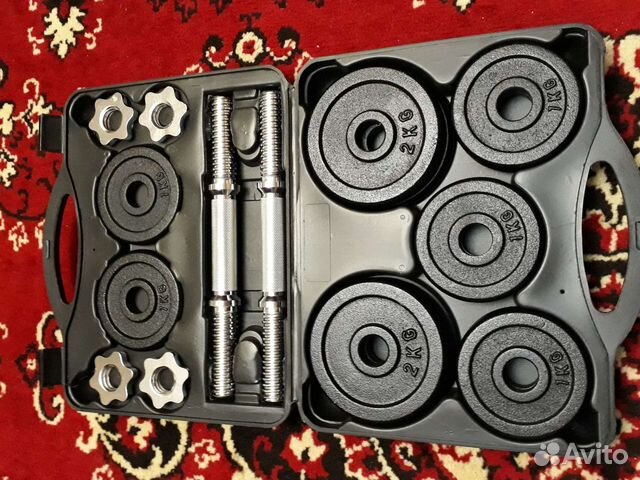 Гантели новые 20кг по 10кг 2шт