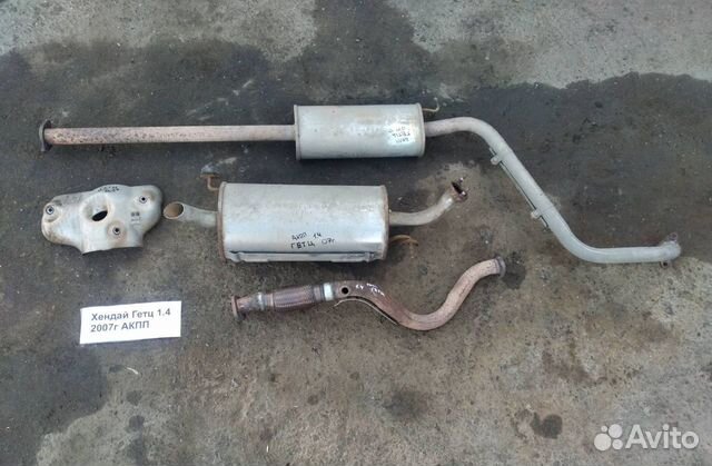 Hyundai Getz 2002-2010 Выхлопная система