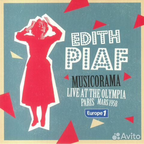 Виниловая пластинка Edith Piaf - Musicorama Live A