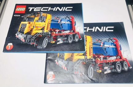 Лего 42024 Контейнеровоз. Lego Technic