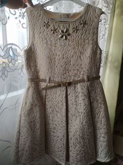 Золотое платье Mothercare 128