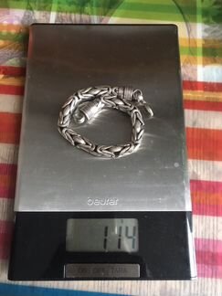 Серебряный браслет мужской