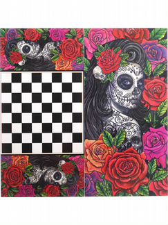 Нарды + шашки Chicano tattoo