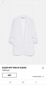 Новый белый жакет Zara M