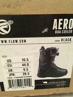 Ботинки для сноуборда aero coiler, размер 10,5