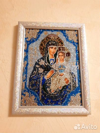 Картина в стиле алмазной вышивки