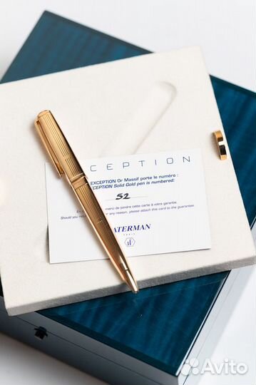 Шариковая ручка Waterman Exception Solid Gold