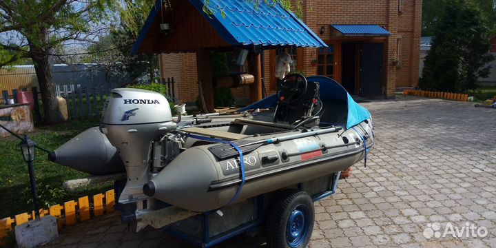 Лодка пвх Аэро-380 с двигателем Honda-15D