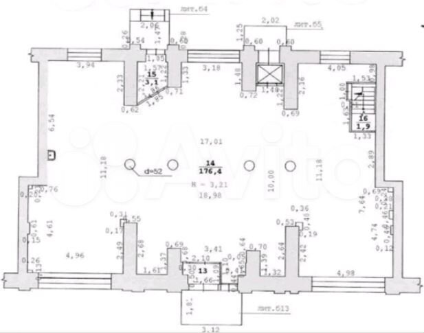 Офис, торговое помещение, ПСН, 183.4 м²