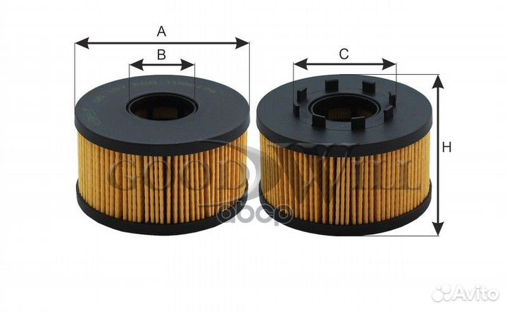 Фильтр масляный ford mondeo/transit 2.0D-2.5D/J