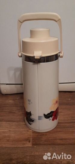 Термос времен СССР с стеклянной колбой