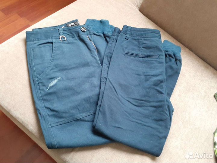 Штаны 10-12 лет тёмно синие