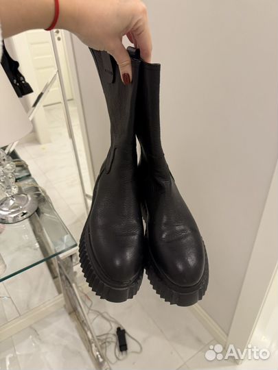 Кожаные ботинки agl