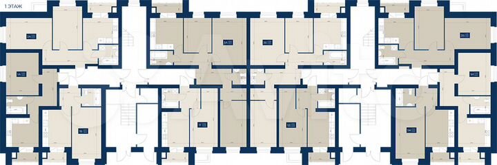 1-к. квартира, 36,7 м², 1/5 эт.