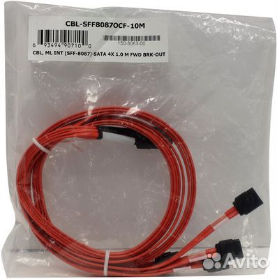 Кабель 3ware CBL-SSF8087OCF-10M SFF-8087) 4xsata 1