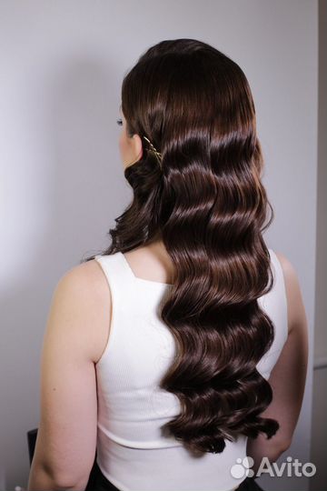 Прически, локоны и макияж