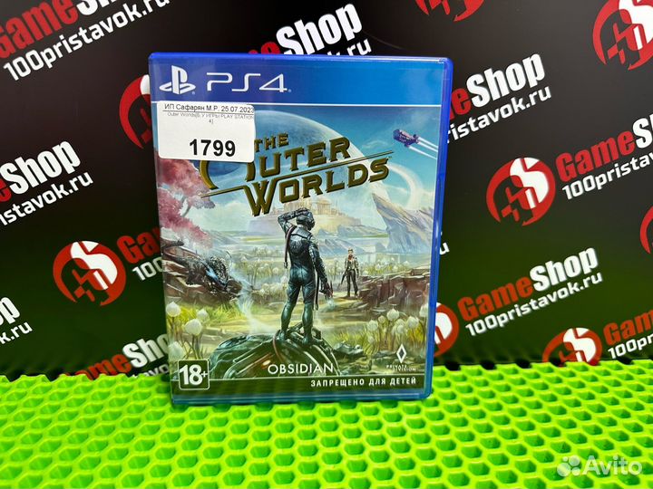 The Outer worlds ps4