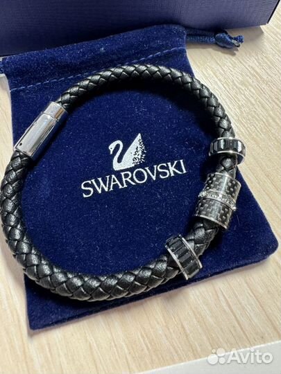 Браслет мужской swarovski